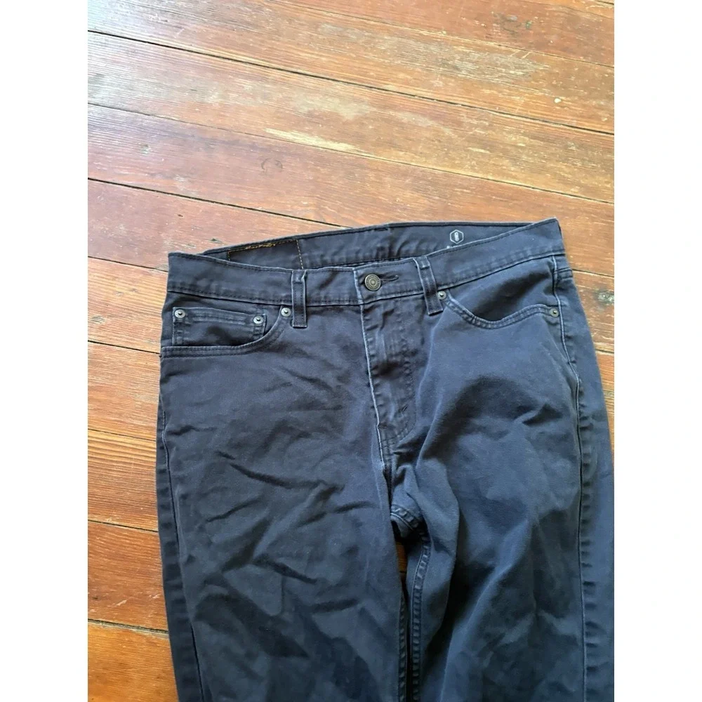 Levis 511 Jeans Slim Fit Medium Wash Stretch Pants Mens 32x30 Black